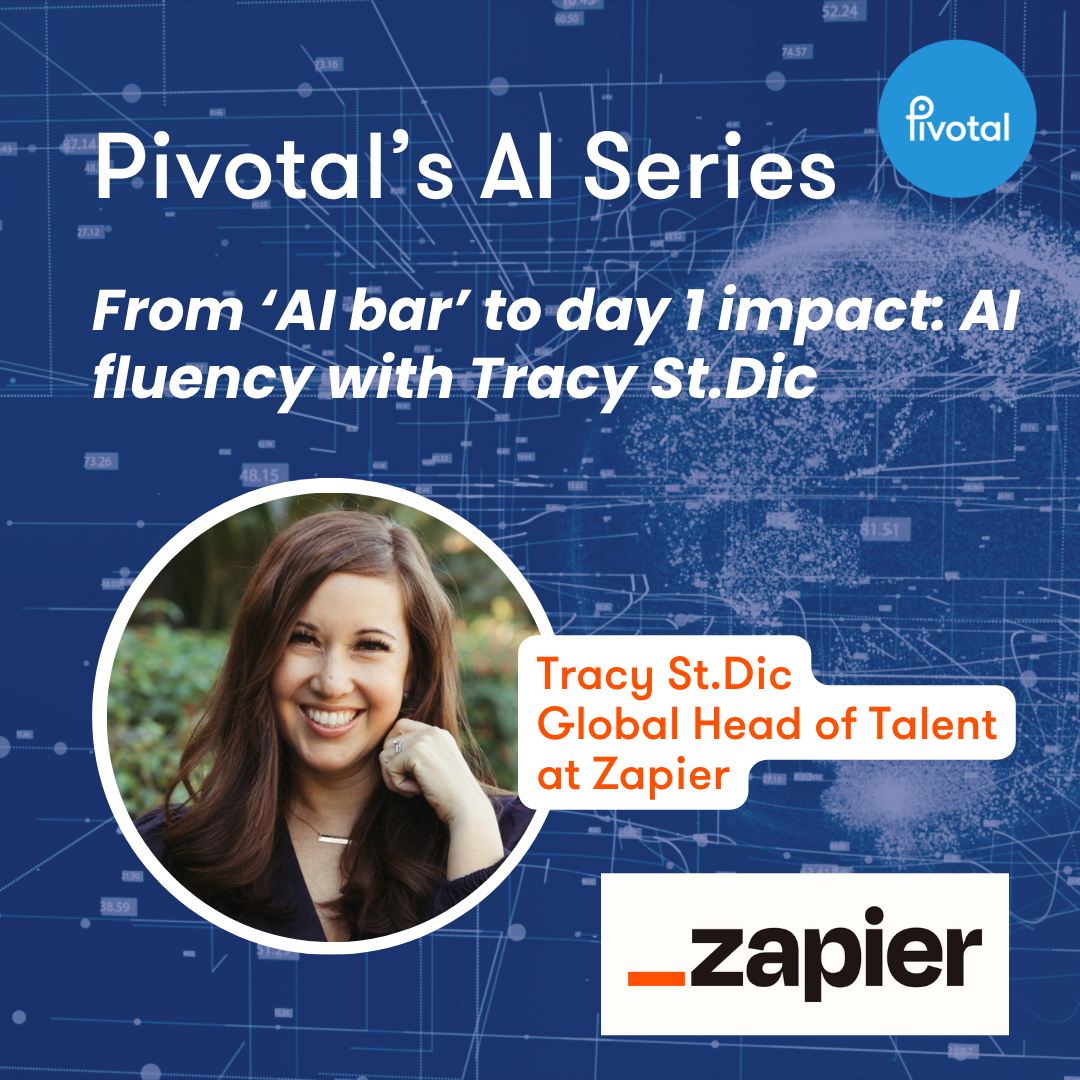 From ‘AI bar’ to day 1 impact: AI fluency with Tracy St.Dic From ‘AI bar’ to day 1 impact: AI fluency with Tracy St.Dic